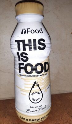 This Is Food Cold Brew Coffee front packaging