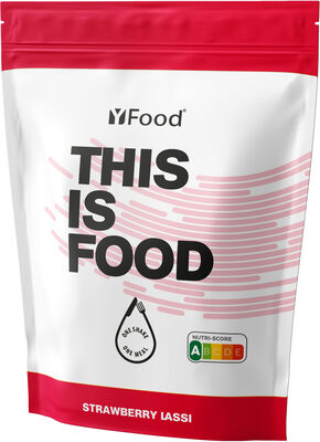 yfood Classic Pulver Strawberry Lassi