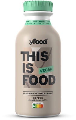 Coffee vegan front packaging