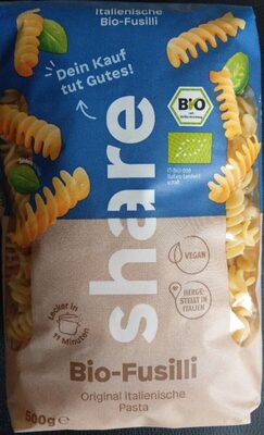Bio Fusili front packaging