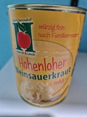 Weinsauerkraut front packaging