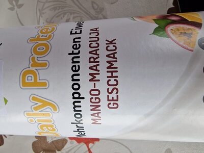 Proteinpulver front packaging