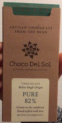 Choclate Belize Single Origin Pure 82%