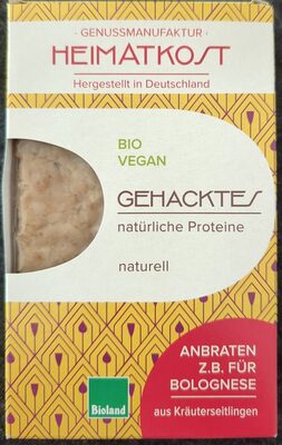 Gehacktes Bio Vegan