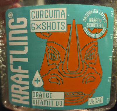 Curcuma 6x Shots front packaging