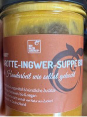Karotten Ingwersuppe front packaging