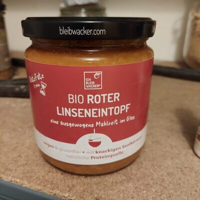 Roter Linseneintopf front packaging