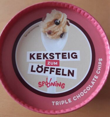 Keksteig zum Löffeln Triple Chocolate Chips