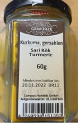 Kurkuma gemahlen