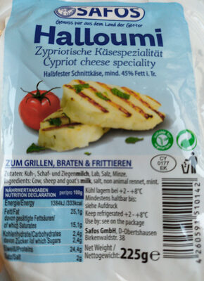 Halloumi front packaging