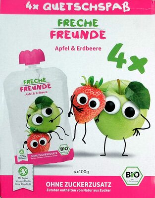 Quetschspaß - Apfel & Erdbeere