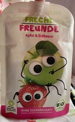 Quetschi Apfel & Erdbeere front packaging