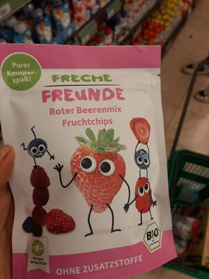 Roter Beerenmix Fruchtchips