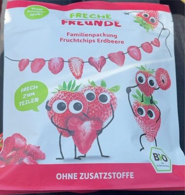Erdbeerfruchtchips