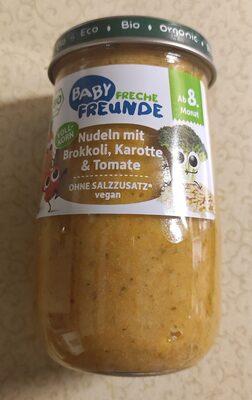 Nudeln mit Brokkoli, Karotte und Tomate (ab 8. Monat)
