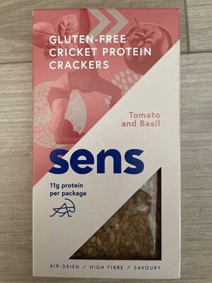 Proteincracker mit Grillenmehl - Tomate & Basilikum