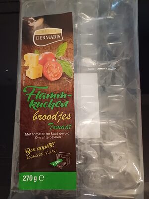 Flamm-Kuchen broodjes tomaat