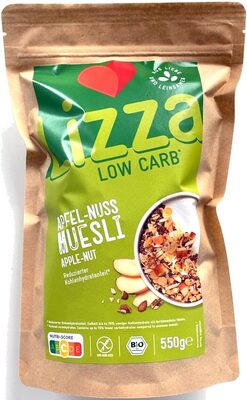 Apfel-Nuss Müsli front packaging