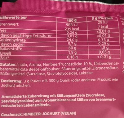 Chunky Flavour Himbeer-Joghurt