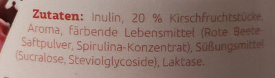 Chunky Flavour Kirsch-Joghurt ingredients label