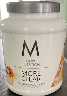 More Clear Peach Hibiscus Ice Tea