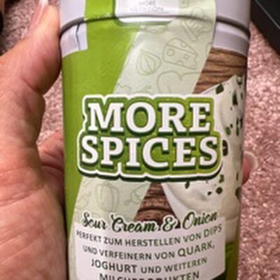 Sour Cream & Onion front packaging