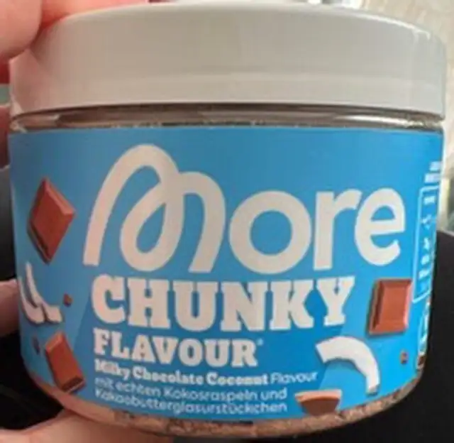 Chunky Flavour Milky Chocolate Coconut front packaging