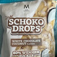 Light Schoko Drops White Chocolate Coconut