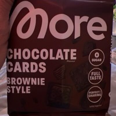 Chocolate Cards Brownie