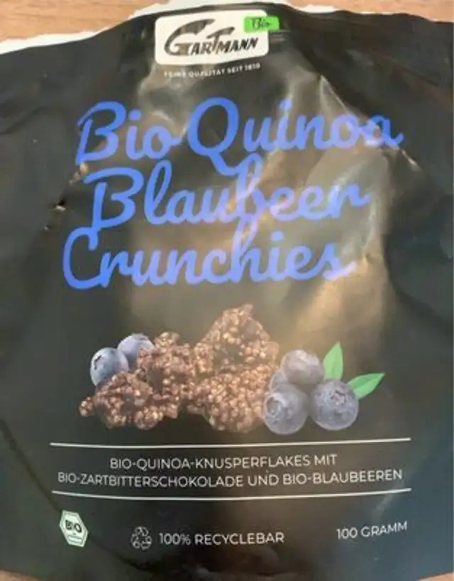 Bio-Quinoa Blaubeer Crunchies