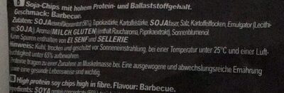 Protein Chips 40 ingredients label