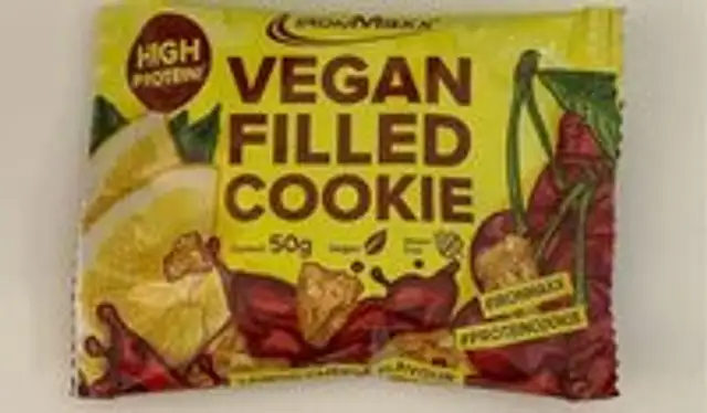 Vegan filled cookie