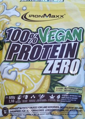 Vegan Protein Zero - buttermilk lemon front packaging