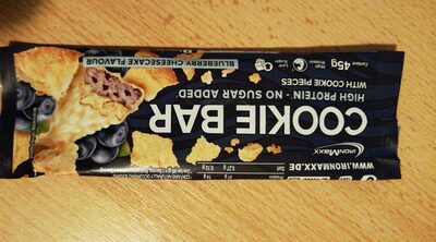 Cookie Bar Blueberry Cheesecake