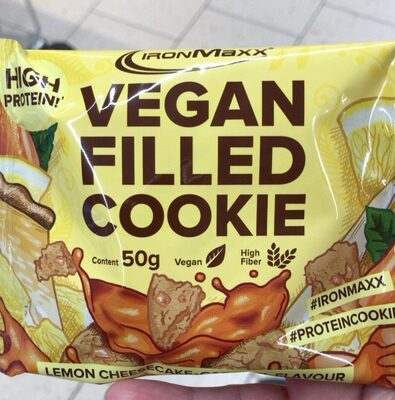 Vegan filled cookie Lemon Cheesecake - Caramel Flavour