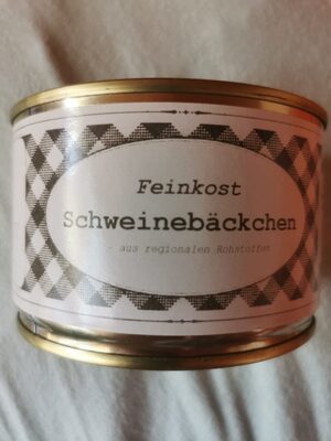 Feinkost Schweinebäckchen - aus regionalen Zutaten