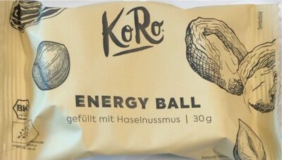 Energy ball front packaging