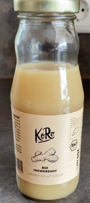 Bio ingwershot front packaging