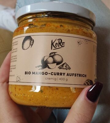 Tartinade de mangue et curry bio