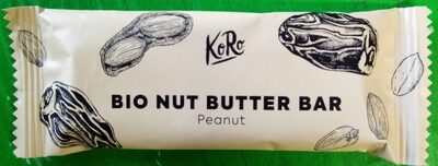 Barre au beurre de cacahuètes bio