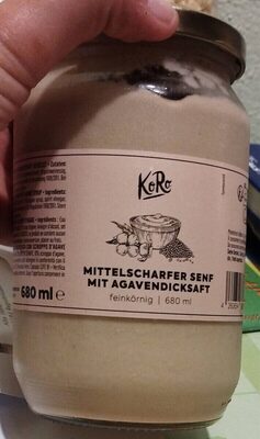 Mittelscharfer Senf mit Abgabendicksaft