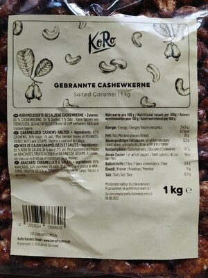 Gebrannte Cashewkerne