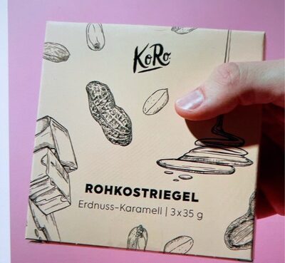 Barretta raw arachidi e caramello