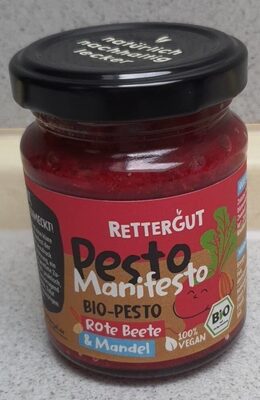 Pesto Manifesto Rotebeete-Mandel front packaging