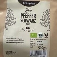 Bio Pfeffer schwarz ganz