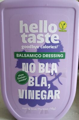 Balsamico Dressing No Bla, Vinegar