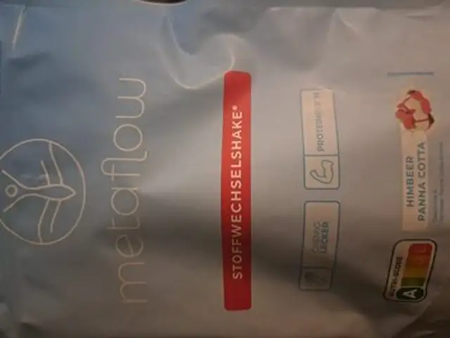 Stoffwechselshake Himbeer Panacotta front packaging