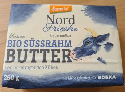 Bio Süssrahmbutter front packaging