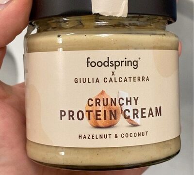 Crunchy protein cream