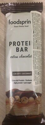 Protein bar front packaging